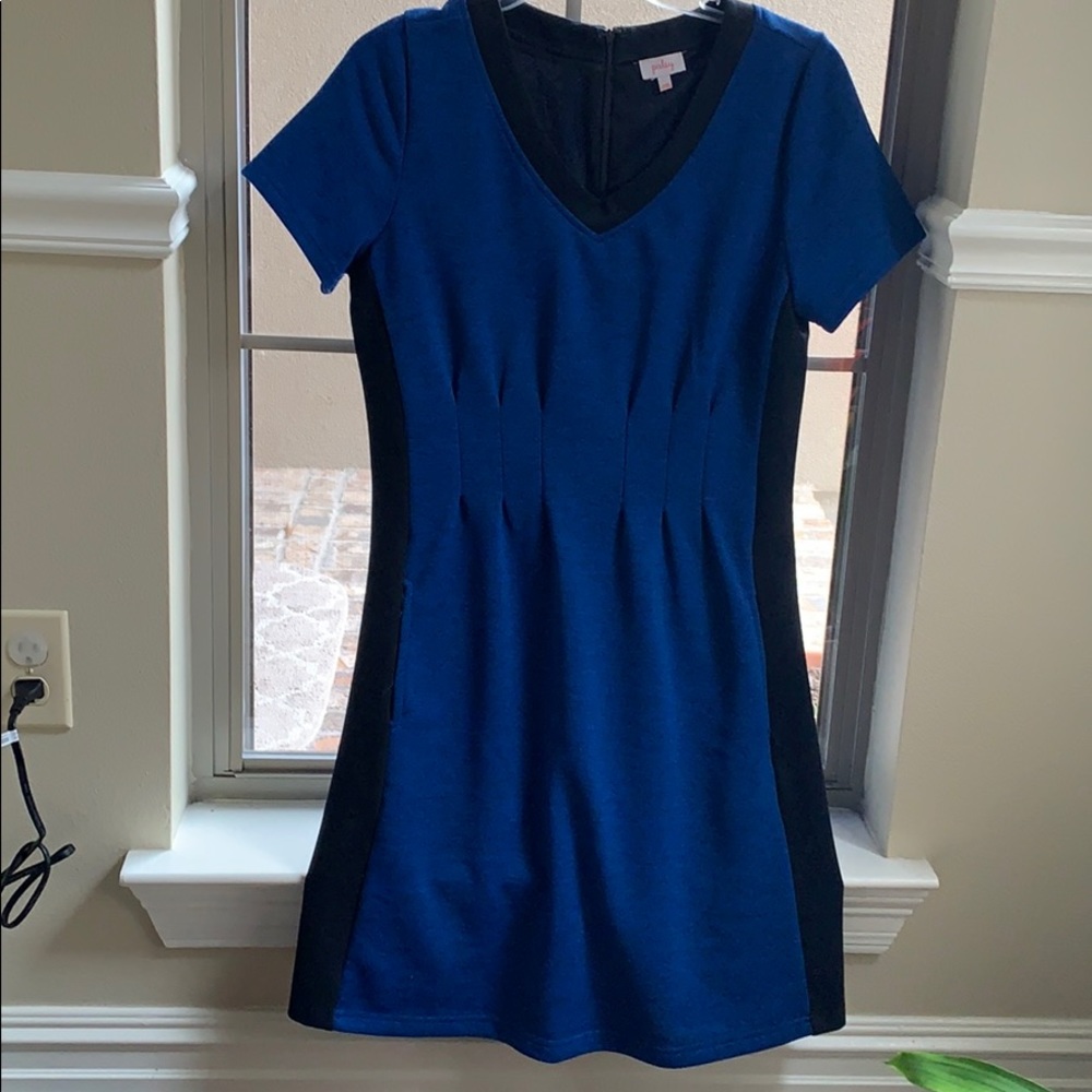 Blue cocktail dress